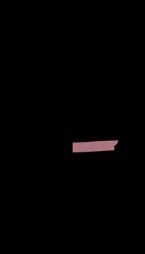 Animation of Plan Plan Plan Action Motivational Self Improvement Typography Poster Design With Three Pink Washi Tape Strips Crossing Repeated Bold Black Serif Text On A Plain Black Background
