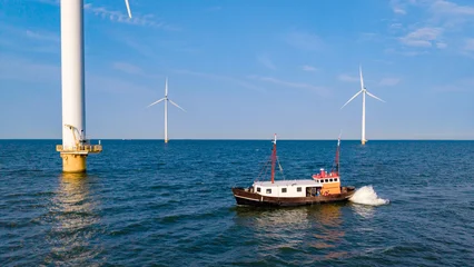 Windmill Park in Espel showcases wind energy's power in the Netherlands © Fokke Baarssen