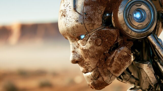robot on Mars