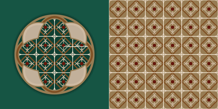Traditional Chinese lattice pattern vector collection. Elegant oriental geometric ornaments with interlocking circles, floral grids and decorative frames for wallpaper, packaging and branding.