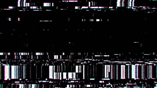 Glitch Transition Animation Featuring RGB Signal Distortion, Static Noise Overlay, Datamosh Effect, Cinematic Motion Graphics Visual Sequence