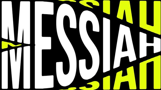 God's Names Text Animation. Christian Typography Motion Graphics Background