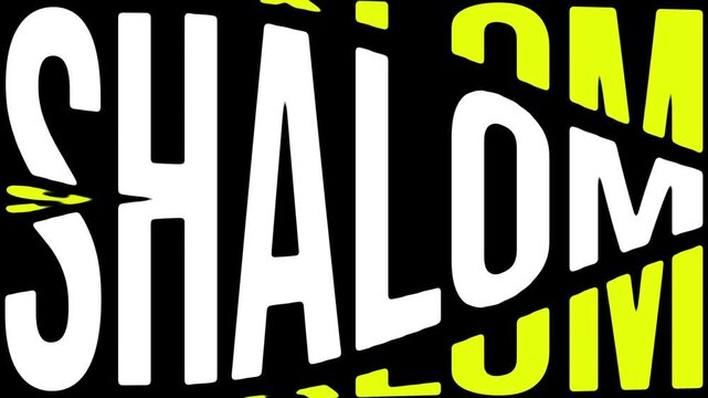 God's Names Text Animation. Christian Typography Motion Graphics Background