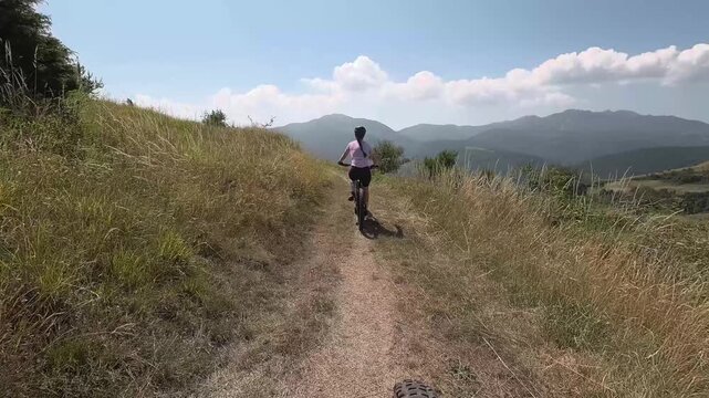 Giro in montagna con MTB