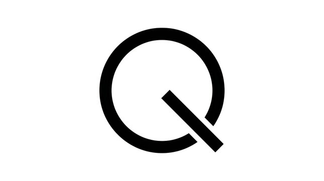 Minimalist black question mark icon design