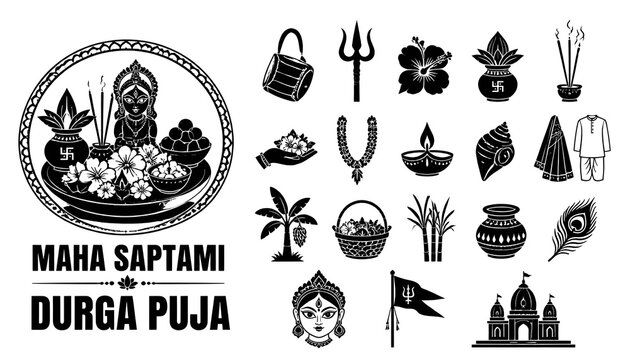 Durga Puja Icons: Maha Saptami Rituals and Symbols