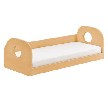 Minimal Wooden Playroom Daybed With Contemporary Kids Design