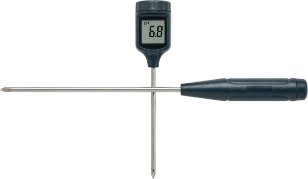Digital probe thermometer for testing.