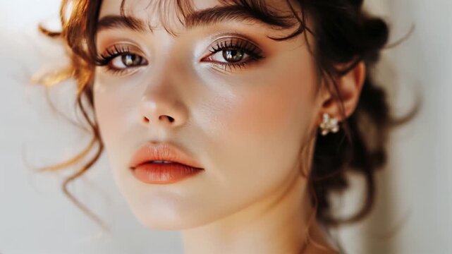 Woman's Face, Makeup, Studio, Soft Light, Beauty