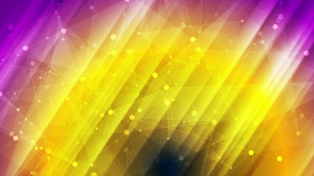 Abstract colorful futuristic low poly plexus glowing background. Network connection technology motion design. Seamless loop. Video animation Ultra HD 4K 3840x2160
