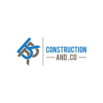 RR Construction Logo &ndash; Modern Professional Building and Engineering Monogram