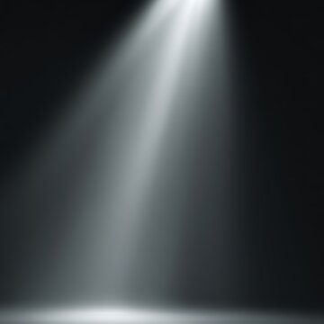 Monochrome gradient with soft spotlight glow and deep shadows, abstract luxury background
