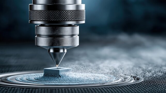 Precision 3D Printing Technology in Action: Additive Manufacturing Creating a Small Object