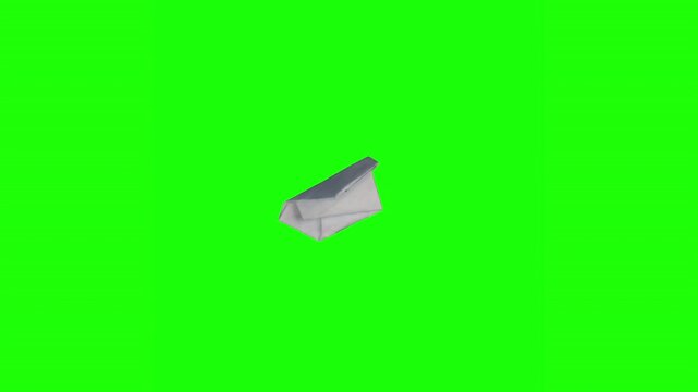 animal paper unfolding chestnut horse head animation