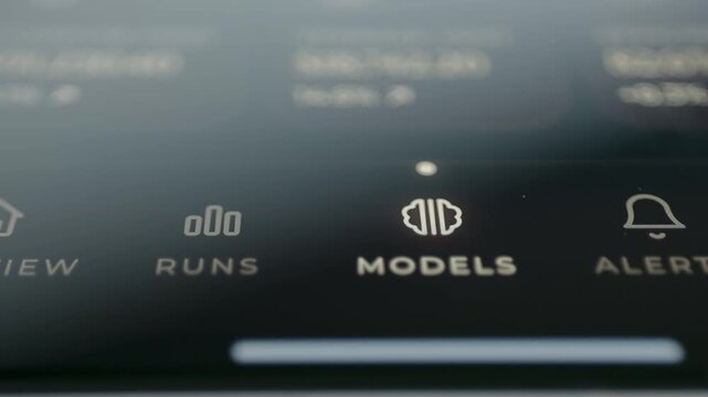 AI Model Runs and Analytics Navigation Dashboard