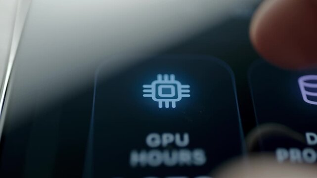 gpu module cost management touchscreen interface