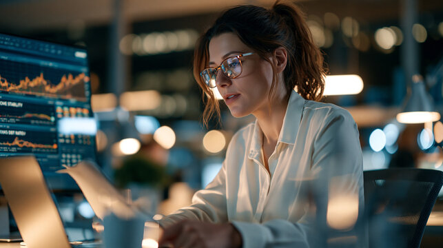 Loan officer reviewing why an AI system rejected a mortgage application, interface highlighting income stability, debt ratio and missing information as separate contributing