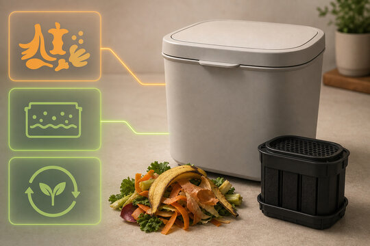 Kitchen scraps circular conversion system