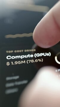 vertical gpu compute cost category dashboard