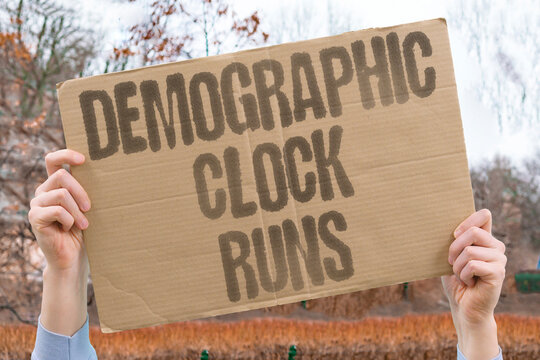 "Demographic Clock Runs" Time pressure forces action on migration policy. URGENCY. POLICY. ACTION. DEADLINE. TRANSITION.