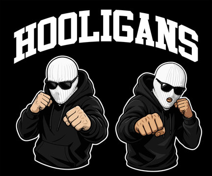 Vector a man wear white mask 