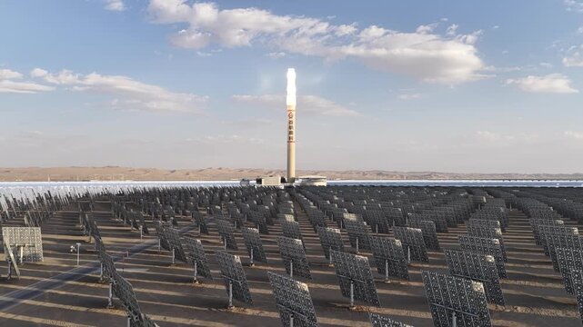Reflecting the Sun: A Close-Up View of a Tower CSP Plant