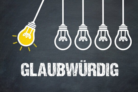 glaubw&uuml;rdig	
