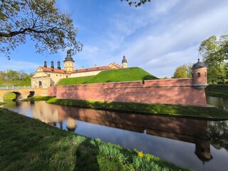 Beautiful medieval castle in Belarus. The legacy of the Radziwills Nesvizh Castle. © nicolas