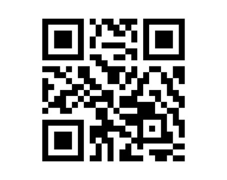 New Year Holiday QR Code Scan Icon Vector Illustration Background