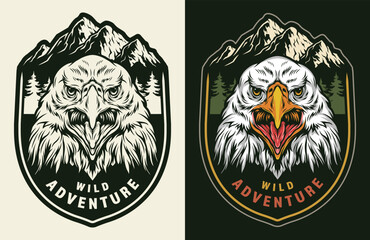 Obraz premium Eagle adventure design
