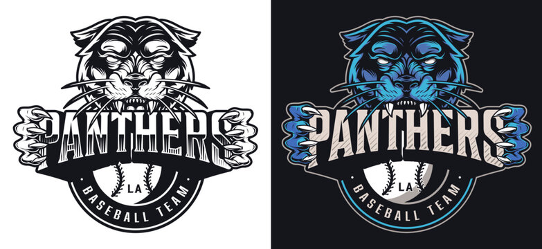 Panthers baseball logo