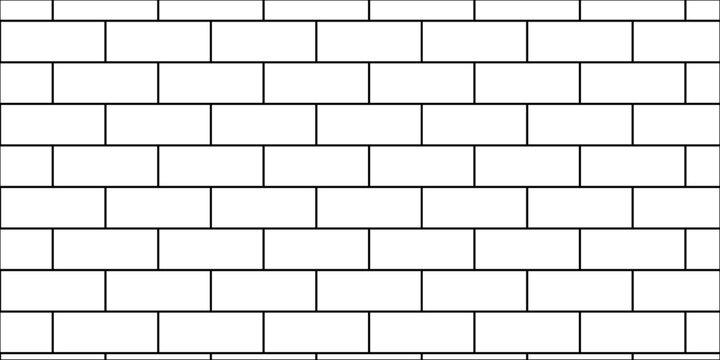Pavement slab road seamless mosaic stone concrete wall surface tiles. subway vector block rock white brick wall texture background.