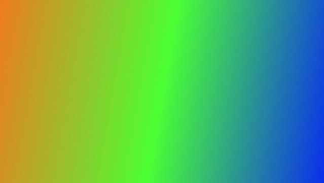 Abstract linear rainbow gradient background featuring smooth transitions from orange to green with vibrant green finally