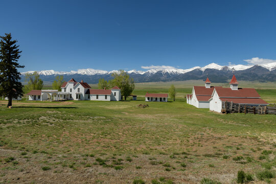 The Historic Beckwith Ranch and the Sangre de Cristo Range