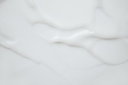 Smear white cosmetic product background