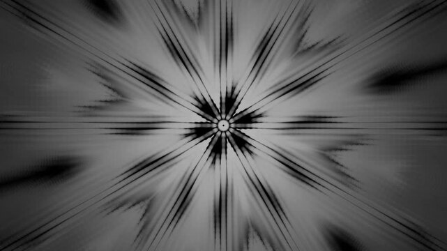 Abstract Kaleidoscopic Motion Background Hypnotic Radial Light Rays
