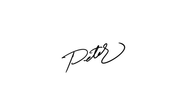 Fake sample handwritten signature in elegant calligraphy script on white background