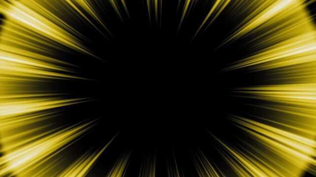 Cartoon explosion and anime energy collection with sword slash effects, electric lightning flash, comic speed lines, smoke transition, glowing sparks, hand drawn game, black background. 4k video