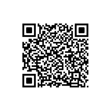Qr code on black and white grid background isolated on transparent background