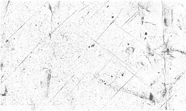 Grunge texture with scratches and dust particles on white background