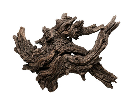 Gnarled driftwood png Weathered driftwood cutout Textured driftwood png Organic driftwood cutout Intricate driftwood png Abstract driftwood isolated transparent background image