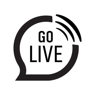 Go live button