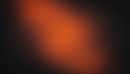 Abstract Halloween orange glow on dark background with subtle texture during spooky night © CreativeArtnest