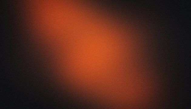 Abstract Halloween orange glow on dark background with subtle texture during spooky night