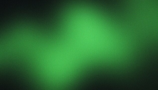 Mysterious green glow during Halloween night with soft bokeh and dark background concept