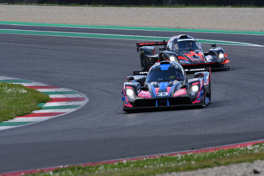 Scarperia, Italy - April 25th 2025: Nova NP02 Prototype in action during Ultimate Cup Series at Mugello Circuit in Italy.