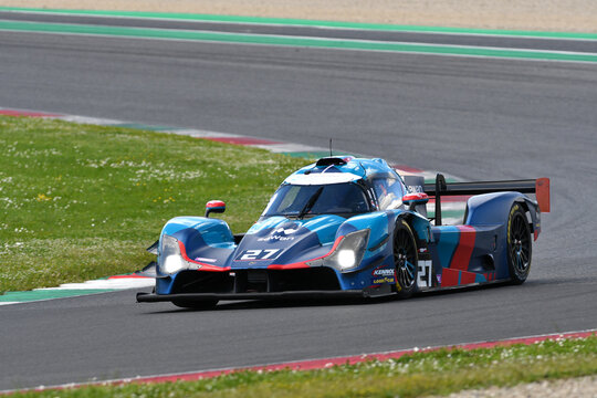 Scarperia, Italy - April 25th 2025: Nova NP02 Prototype in action during Ultimate Cup Series at Mugello Circuit in Italy.