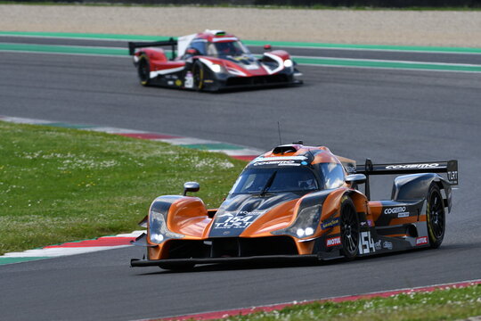 Scarperia, Italy - April 25th 2025: Nova NP02 Prototype in action during Ultimate Cup Series at Mugello Circuit in Italy.