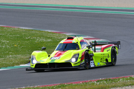 Scarperia, Italy - April 25th 2025: Nova NP02 Prototype in action during Ultimate Cup Series at Mugello Circuit in Italy.