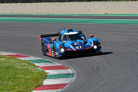 Scarperia, Italy - April 25th 2025: Nova NP02 Prototype in action during Ultimate Cup Series at Mugello Circuit in Italy.